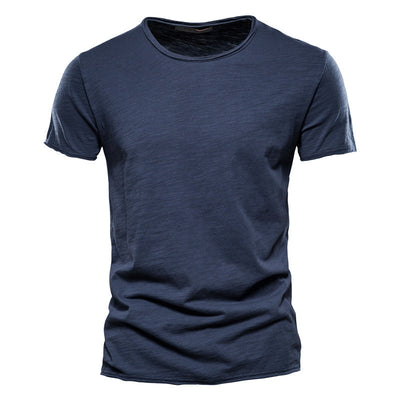 Camiseta Slim Fit de Algodón Texturizado para Hombre - Image 6