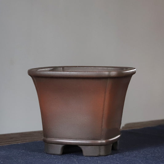 Maceta Cuadrada Creativa de Arena Morada para Sala de Estar