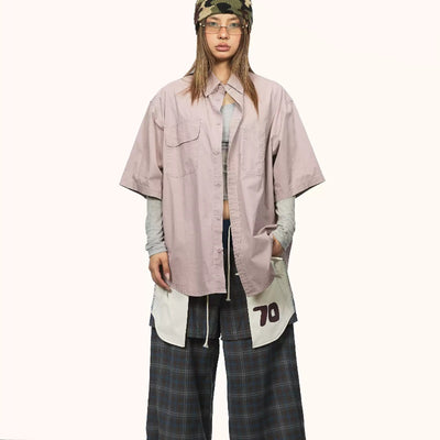 Camisa Retro de Trabajo para Mujer con Bolsillos Funcionales - Diseño Clásico Verano - Image 11