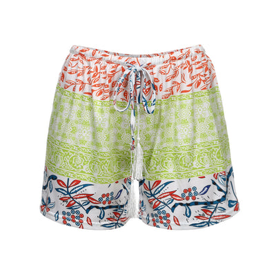 Shorts de Playa Cintura Alta con Estampado y Tela Elástica - Image 15