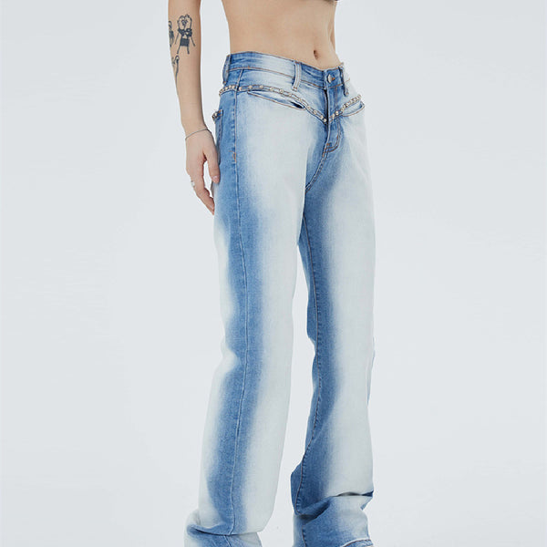 Pantalones Slim Vaquero Niña Transición Otoñal