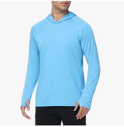 Playera Protección UV con Capucha - Secado Rápido Manga Larga - Image 15