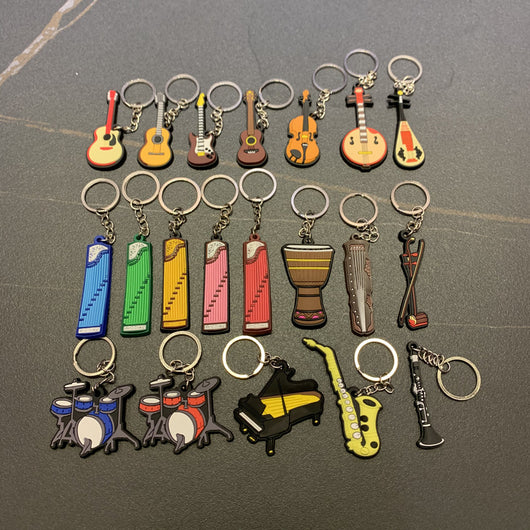 Llavero Guitarra de Silicona - Accesorio Musical Versátil
