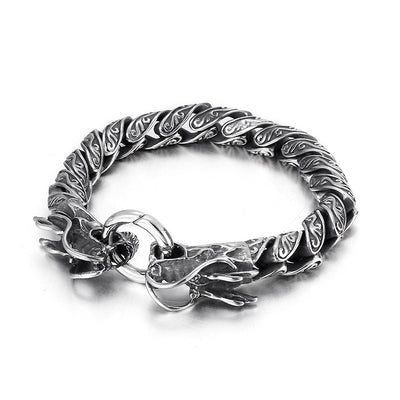 Pulsera Masculina de Acero Titanio con Doble Cierre Personalizado - Image 4