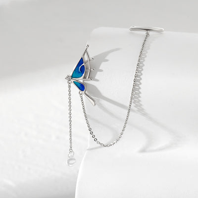 Aretes Colgantes de Hueso Antiguo con Clip para Mujer - Image 10