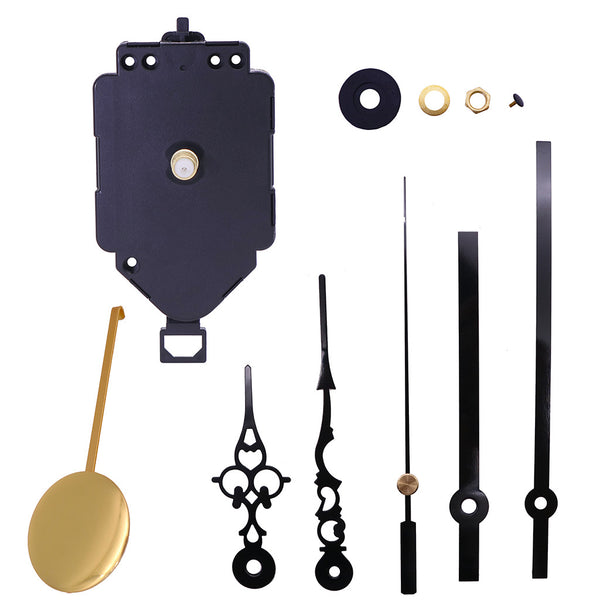 Mecanismo de Reloj de Péndulo de Cuarzo DIY con Péndulo Metálico