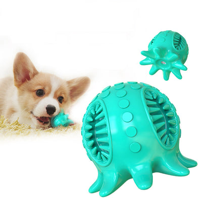 Juguete Masticable Pulpo con Sonido para Limpiar Dientes de Perros Pequeños
