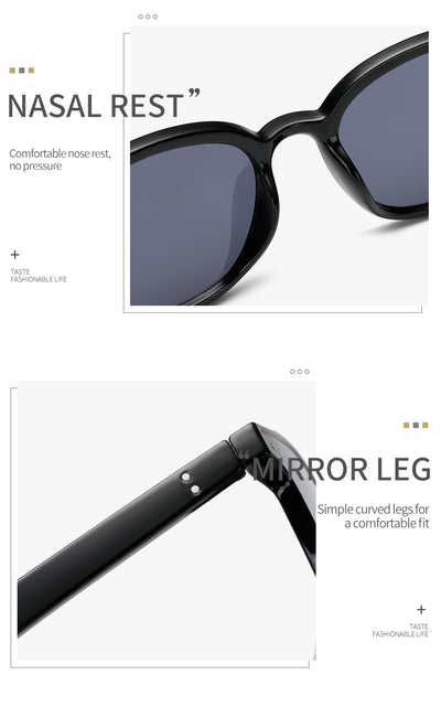 Jelly yellow frame sunglasses with green lenses, featuring a rounded cat-eye shape for UV protection and fashion. - Image 28