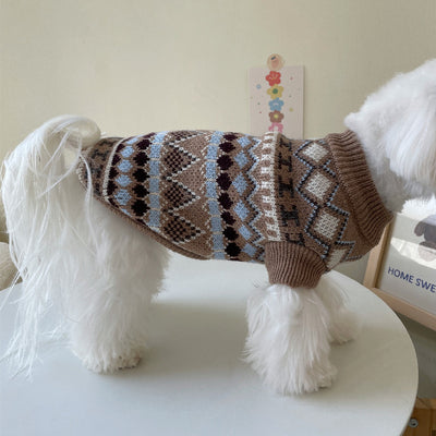 Suéter de Cashmira Marrón para Perro - Abrigo Cálido y Elegante - Image 6