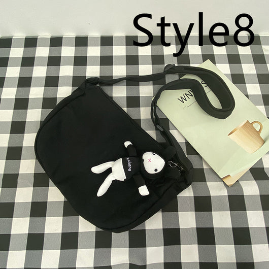 Bolsa Mensajero de Lona para Hombre - Bolso de Hombro Ligero y Versátil - Image 9