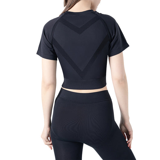 Top Deportivo de Yoga Tejido en Color Sólido - Image 7