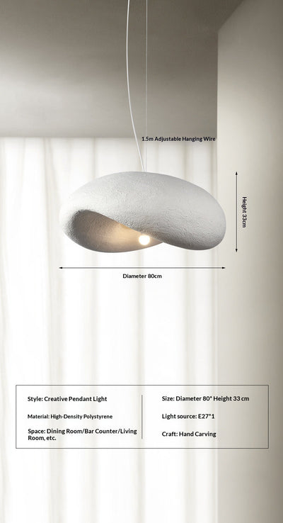 Lámpara de Techo Wabi Sabi para Comedor, Loft y Espacios Modernos - Image 4