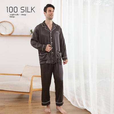 Pijama de Seda Mulberry 22M para Hombre - Comfort Premium - Image 6