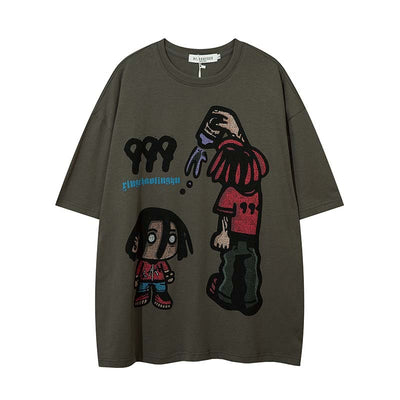 Camiseta Suelta Casual de Manga Corta para Hombre - Image 6
