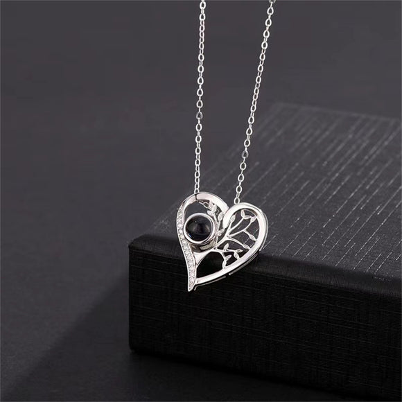 Collar de Plata S925 Árbol del Amor - Te Amo