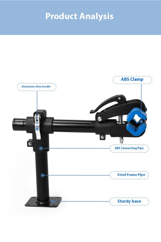 Soporte de Pared para Bicicleta de Montaña con Accesorios de Reparación - Image 11
