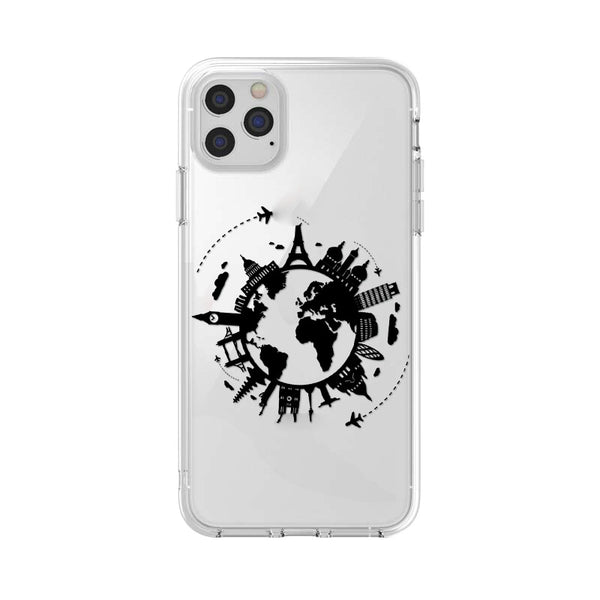 Funda Transparente de Silicona con Diseño de Mapa - Image 3