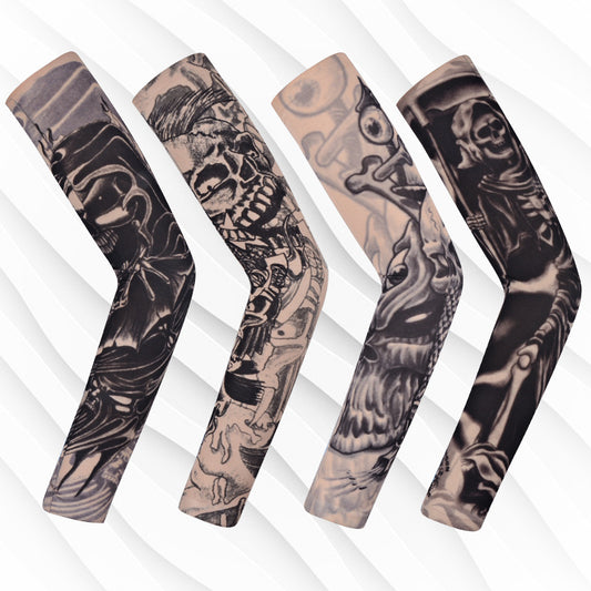 Tatuaje Temporal Oversleeve Floral para Brazo