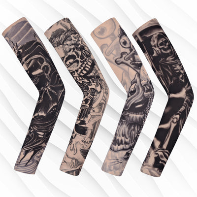 Tatuaje Temporal Oversleeve Floral para Brazo
