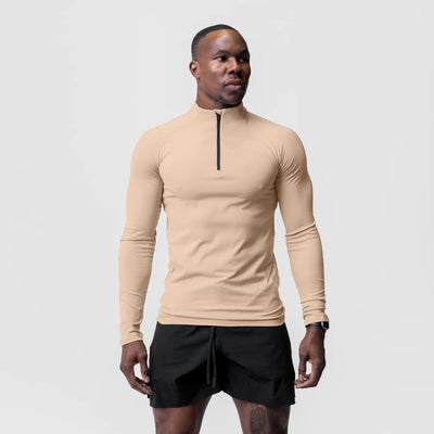 Playera Deportiva de Cuello Alto con Cierre Medio para Entrenamiento - Image 10