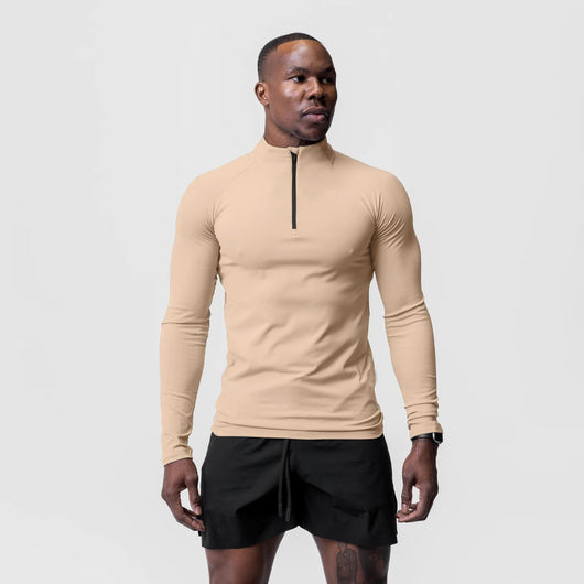Playera Deportiva de Cuello Alto con Cierre Medio para Entrenamiento - Image 10