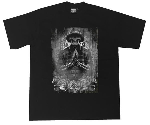Playera Clásica Calavera West Coast Estilo Old School
