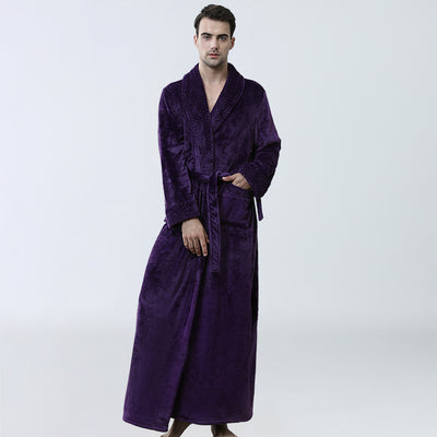 Pijama Térmico Coral para Hombre - Bata de Casa Acogedora y Abrigada - Image 12