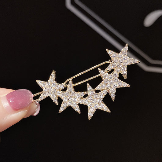 Clip para cabello con estrella de cristales brillantes - Image 18