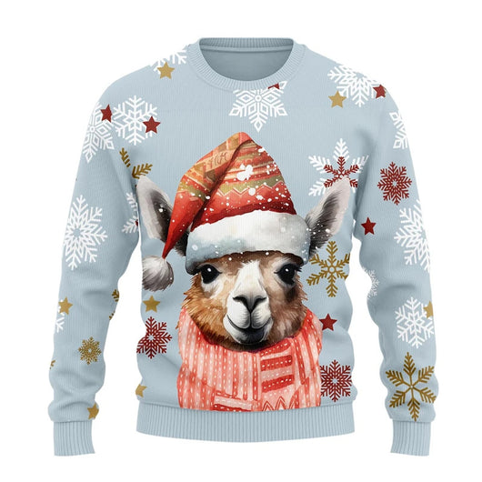 Suéter Navideño Personalizado de Punto Grueso