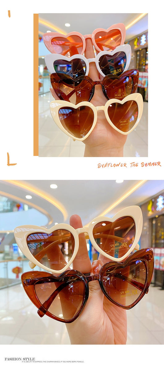 Gafas de Sol Infantiles Corazón Melocotón con Protección UV - Image 16