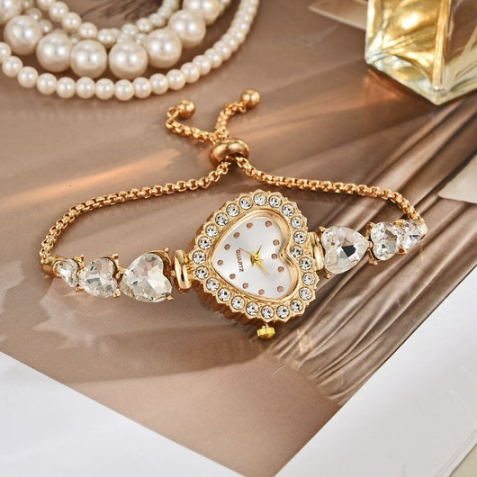 Reloj de Cuarzo Corazón Adorable - Diseño Casual Elegante - Image 10