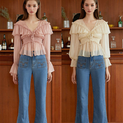 Blusa Protectora Solar Ligera de Madera Francesa - Versátil y Fresca - Image 2