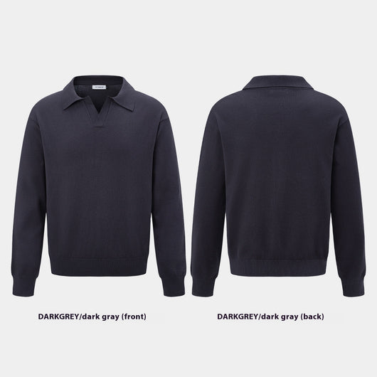 Polo Boutique de Manga Larga con Solapa para Hombre y Mujer - Otoño e Invierno - Image 23