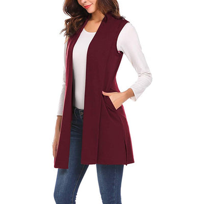 Chaleco Desflecado Talla Grande - Top Elegante sin Mangas - Image 16