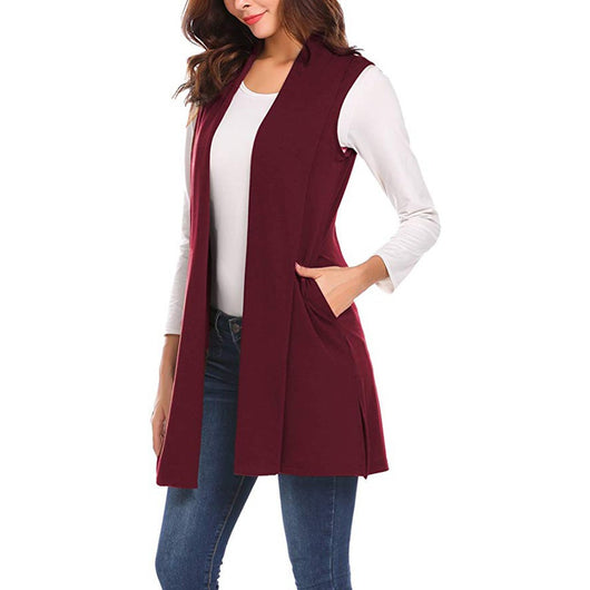 Chaleco Desflecado Talla Grande - Top Elegante sin Mangas - Image 16