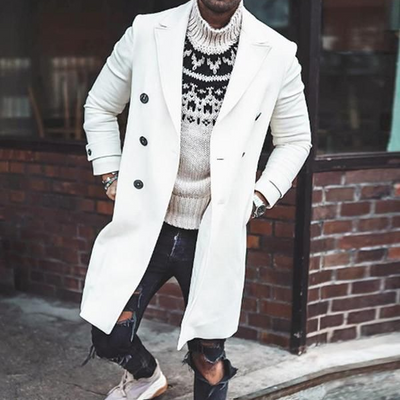 Abrigo Largo de Lana para Hombre - Elegancia y Calidez