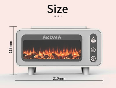 Difusor Ultrasónico 200ml con Chimenea 3D y Luz LED - Aromatizador de Aceites Esenciales - Image 14
