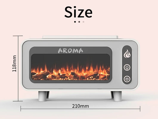 Difusor Ultrasónico 200ml con Chimenea 3D y Luz LED - Aromatizador de Aceites Esenciales - Image 14