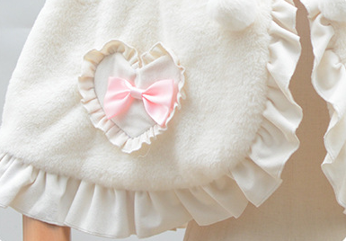 Chaleco Corto de Peluche con Orejas de Conejo - Diseño Adorable y Cómodo - Image 7
