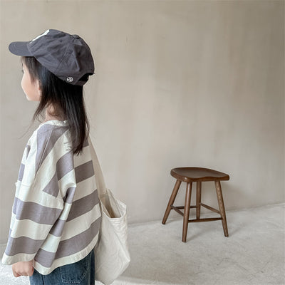 Camiseta Larga Infantil Estilo Coreano para Niños y Niñas - Colección Otoño - Image 7