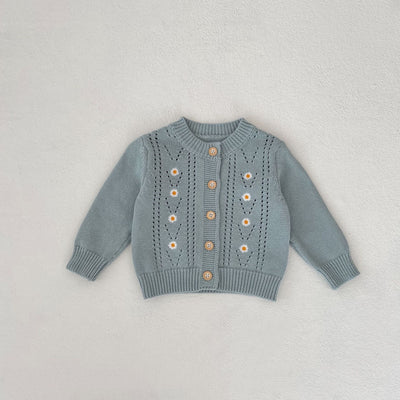 Conjunto de Abrigo Calado y Falda Tejida para Bebé - Image 7