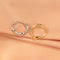 Anillo Ondulado Dorado Brillante - Accesorio de Personalidad