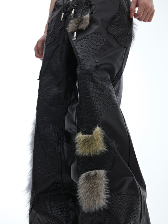 Pantalones Punk Ajustados Acampanados Tendencia