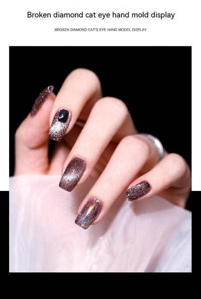 Esmalte de Uñas Gel Ojo de Gato Reflectante con Efecto Diamante - Image 13