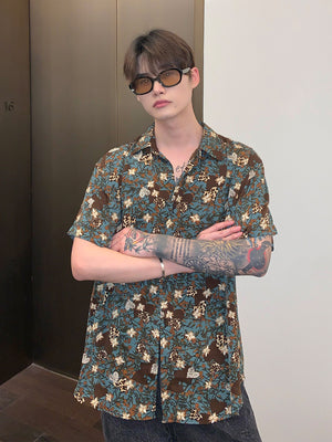 Camisa Suelta de Manga Larga con Solapa para Hombre - Image 6