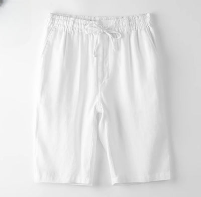 Shorts de Lino Casuales Holgados para Playa Hombre - Image 11