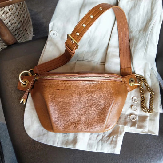 Bolso Bandolera de Cuero Genuino con Correa Ancha Ajustable - Image 7