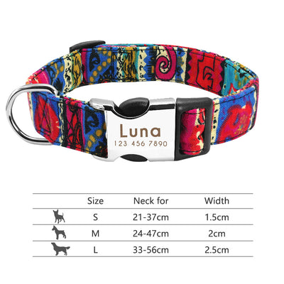 Collar Ajustable para Perros y Gatos con Placa de Identificación Personalizada - Image 14