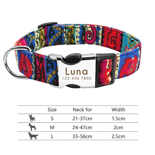 Collar Ajustable para Perros y Gatos con Placa de Identificación Personalizada - Image 14