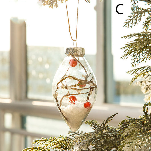 Bolas de Navidad Decorativas Doradas con Brillo - Set Mixto de Plástico Pintado - Image 14